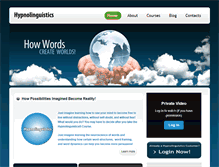 Tablet Screenshot of hypnolinguistics.com